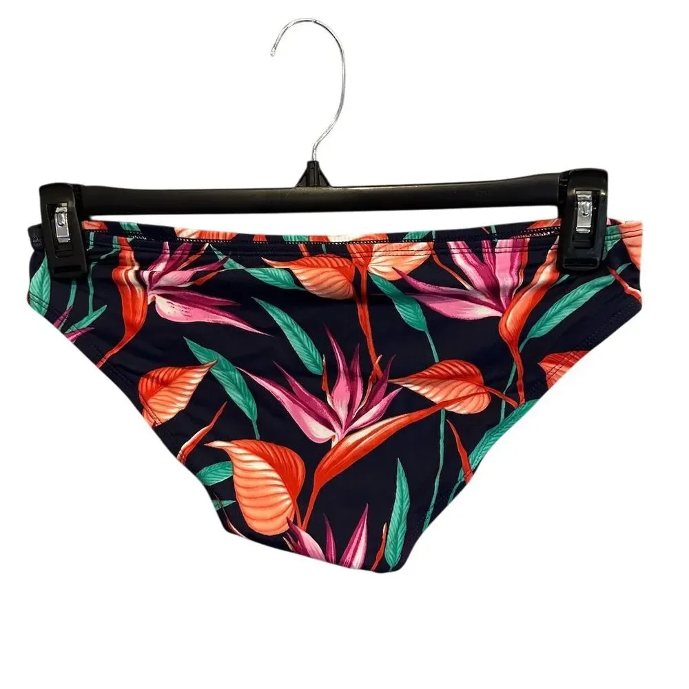 Tommy Bahama Women's Tropical Floral Twist Front‎ Hipster Swim Bottom M
